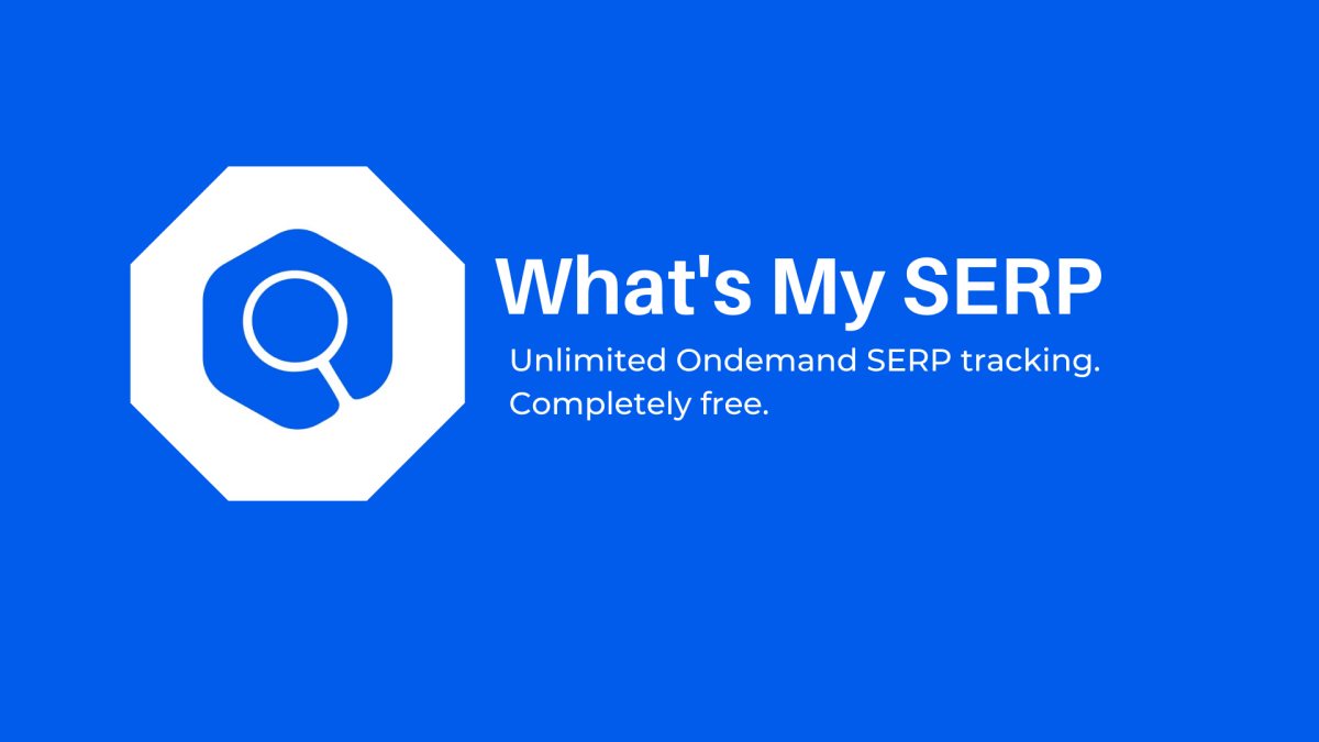 WhatsMySERP - A Free SEO Tool